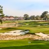 Wide view of The Cradle, a par-3 course at Pinehurst Resort.