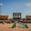 Equestrian event set up at Tryon International Equestrian Center.